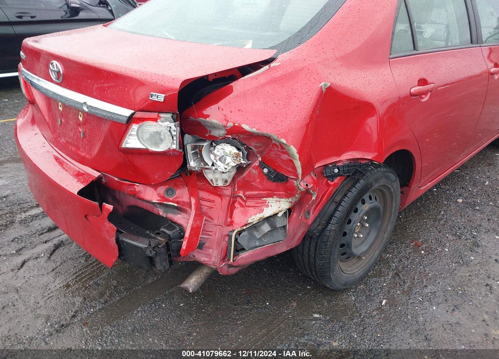 2012 TOYOTA COROLLA LE VIN: 2T1BU4EE0CC859124