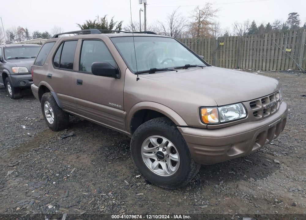 2002 ISUZU RODEO LS 3.2L V6/LSE 3.2L V6/S 3.2L V6 VIN: 4S2CK58W724323863