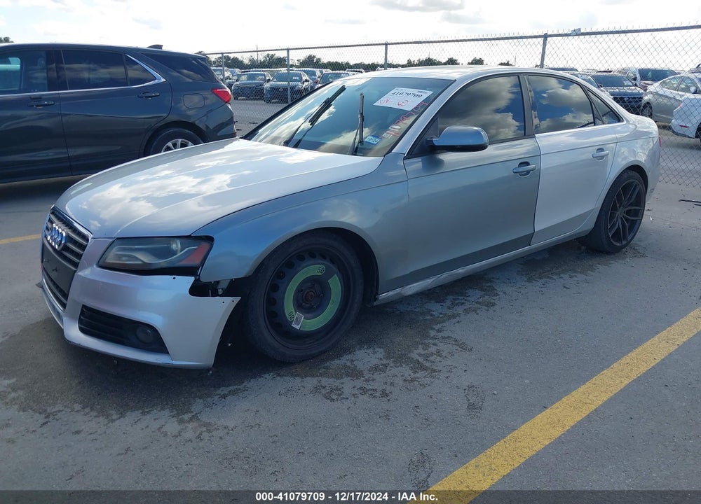 2010 AUDI A4 2.0T PREMIUM VIN: WAUEFAFL3AN054793