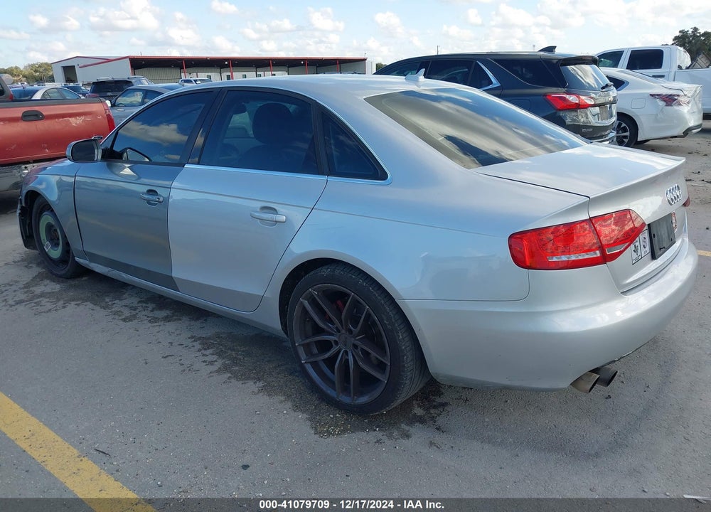 2010 AUDI A4 2.0T PREMIUM VIN: WAUEFAFL3AN054793