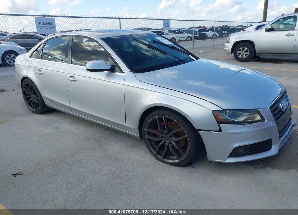 2010 AUDI A4 2.0T PREMIUM VIN: WAUEFAFL3AN054793