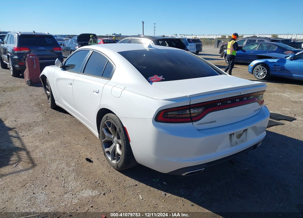 2015 DODGE CHARGER SXT VIN: 2C3CDXHG7FH886726