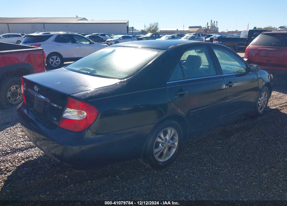 2004 TOYOTA CAMRY LE V6 VIN: 4T1BF30K64U064791