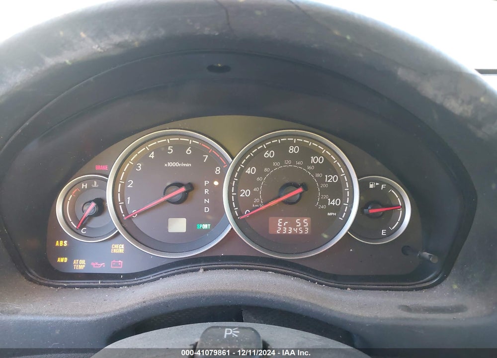 2007 SUBARU LEGACY 2.5I VIN: 4S3BP626977335963
