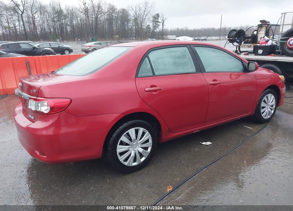2012 TOYOTA COROLLA LE VIN: 2T1BU4EE1CC907780