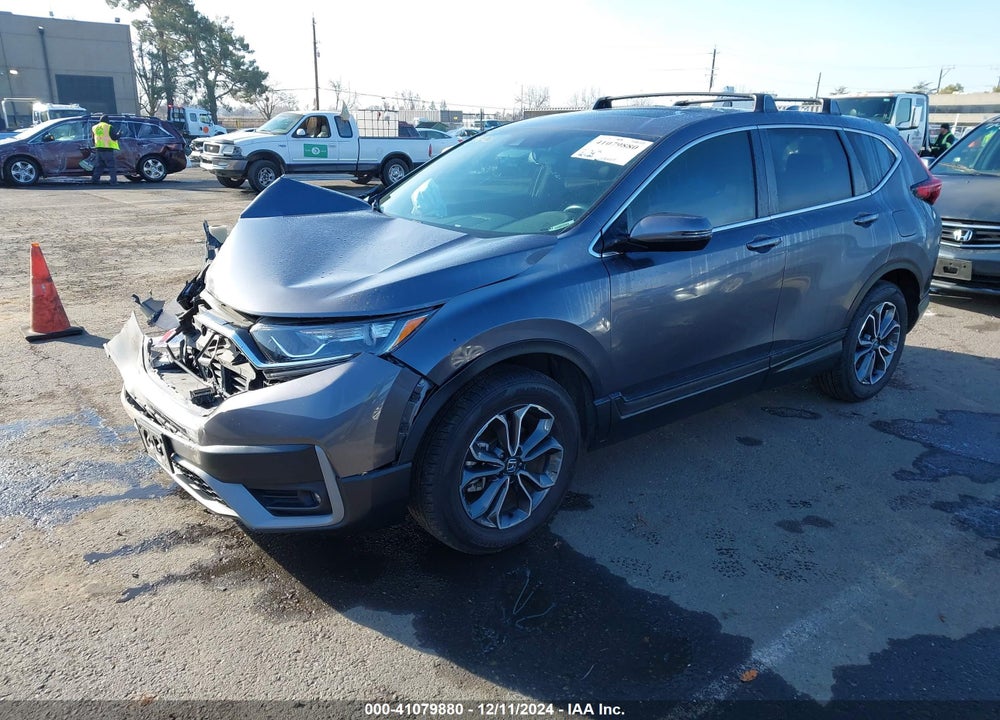 2022 HONDA CR-V AWD EX-L VIN: 2HKRW2H8XNH636382
