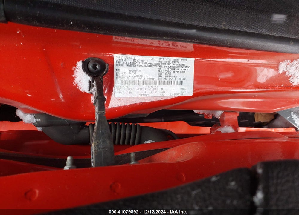 2014 FORD FOCUS SE VIN: 1FADP3F24EL120824