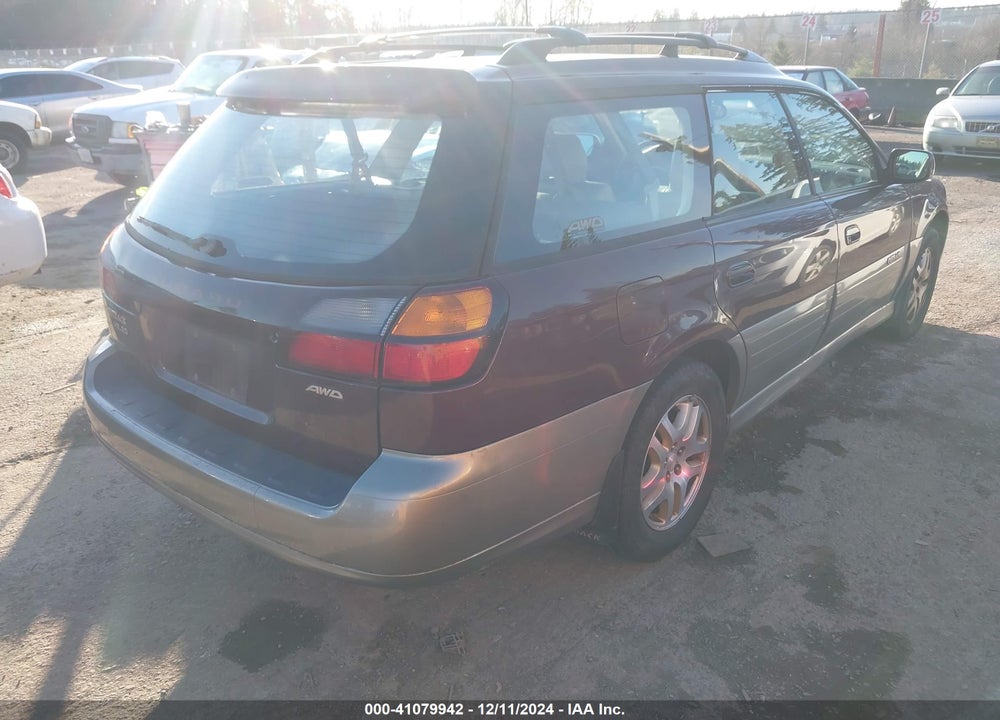 2001 SUBARU OUTBACK H6-3.0 VIN: 4S3BH896117643800