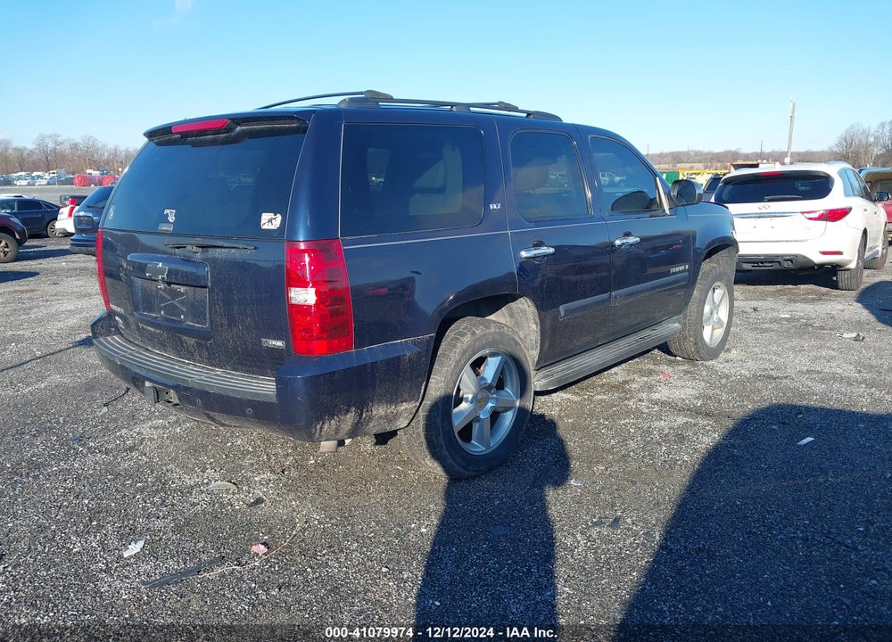 2008 CHEVROLET TAHOE VIN: 1GNFK13018J237874