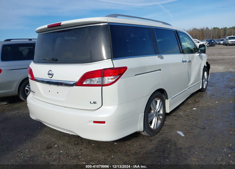 2013 NISSAN QUEST LE VIN: JN8AE2KP9D9068850