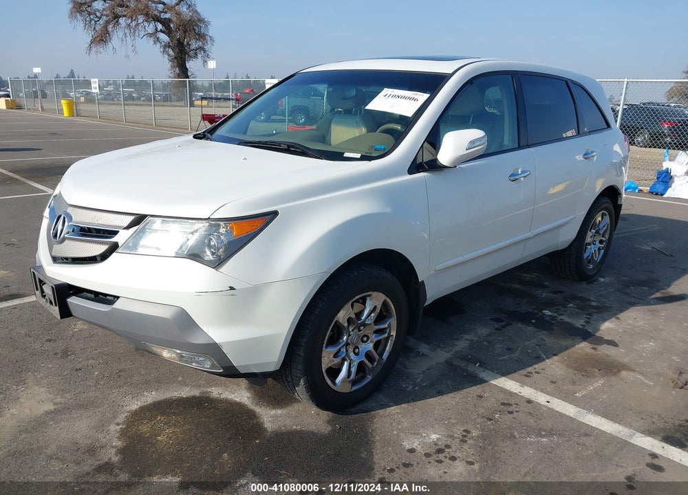 2007 ACURA MDX TECHNOLOGY PACKAGE VIN: 2HNYD28387H546207