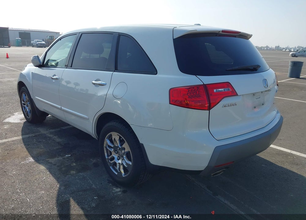 2007 ACURA MDX TECHNOLOGY PACKAGE VIN: 2HNYD28387H546207