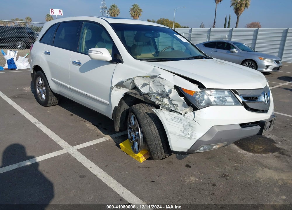 2007 ACURA MDX TECHNOLOGY PACKAGE VIN: 2HNYD28387H546207