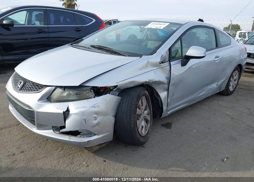 2012 HONDA CIVIC LX VIN: 2HGFG3B52CH551953