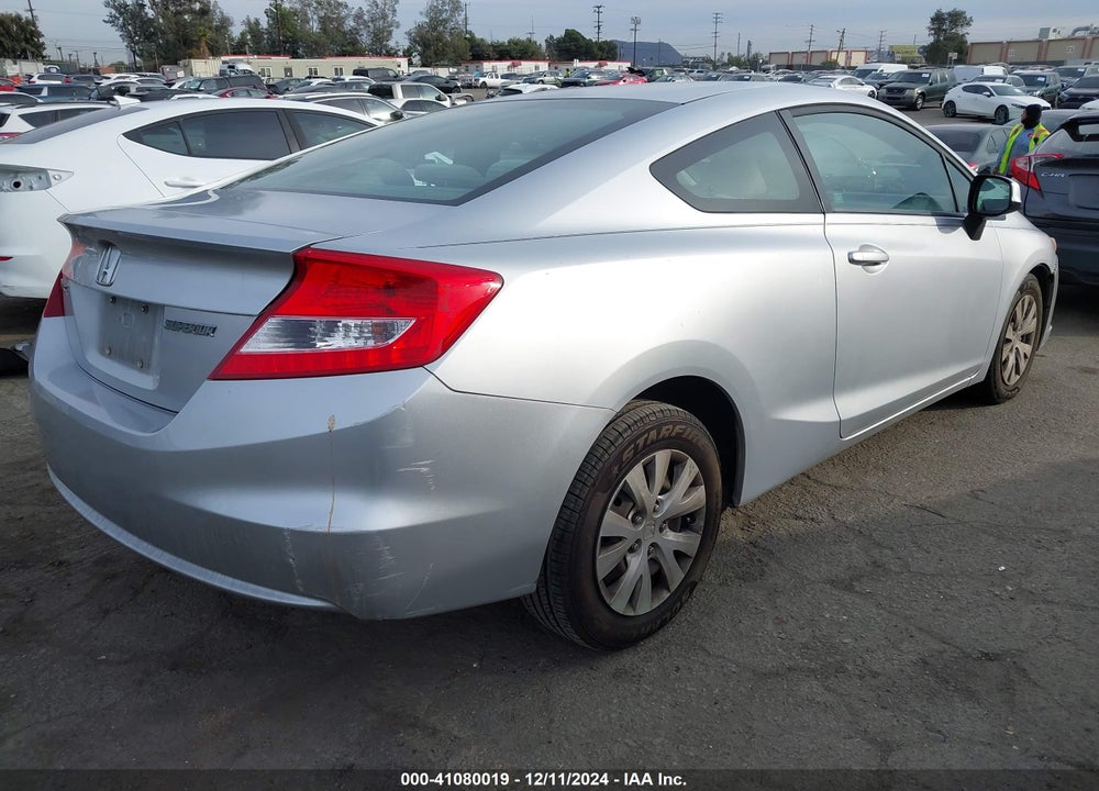 2012 HONDA CIVIC LX VIN: 2HGFG3B52CH551953