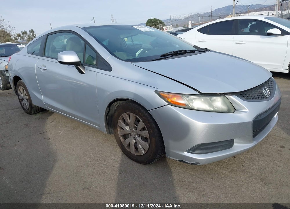 2012 HONDA CIVIC LX VIN: 2HGFG3B52CH551953