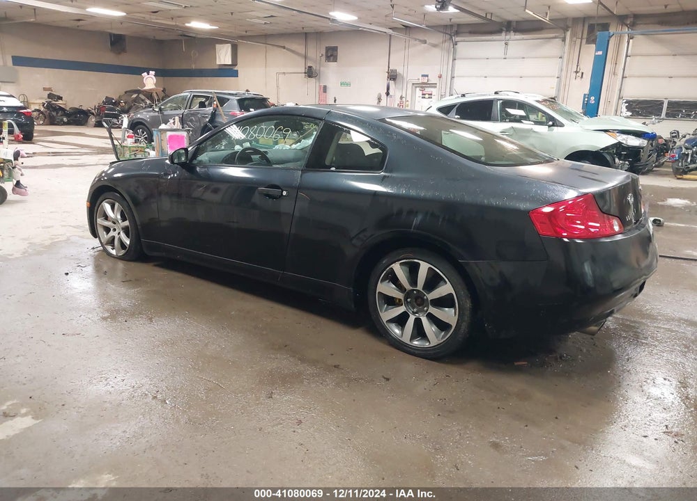2003 INFINITI G35 BASE W/6 SPEED MANUAL VIN: JNKCV54E83M206518