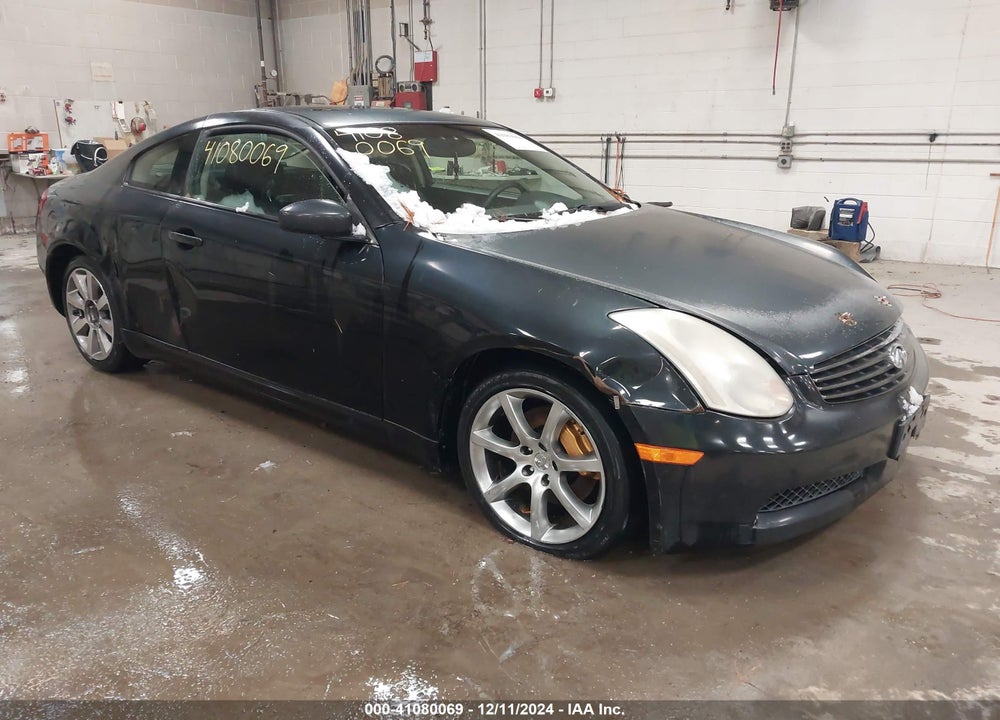 2003 INFINITI G35 BASE W/6 SPEED MANUAL VIN: JNKCV54E83M206518