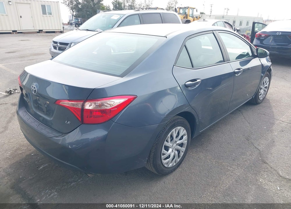 2018 TOYOTA COROLLA LE VIN: 5YFBURHE7JP802716