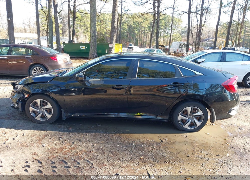 2019 HONDA CIVIC LX VIN: 2HGFC2F65KH582900