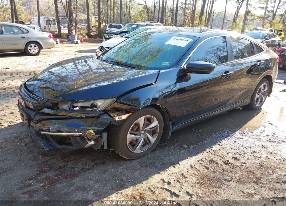 2019 HONDA CIVIC LX VIN: 2HGFC2F65KH582900