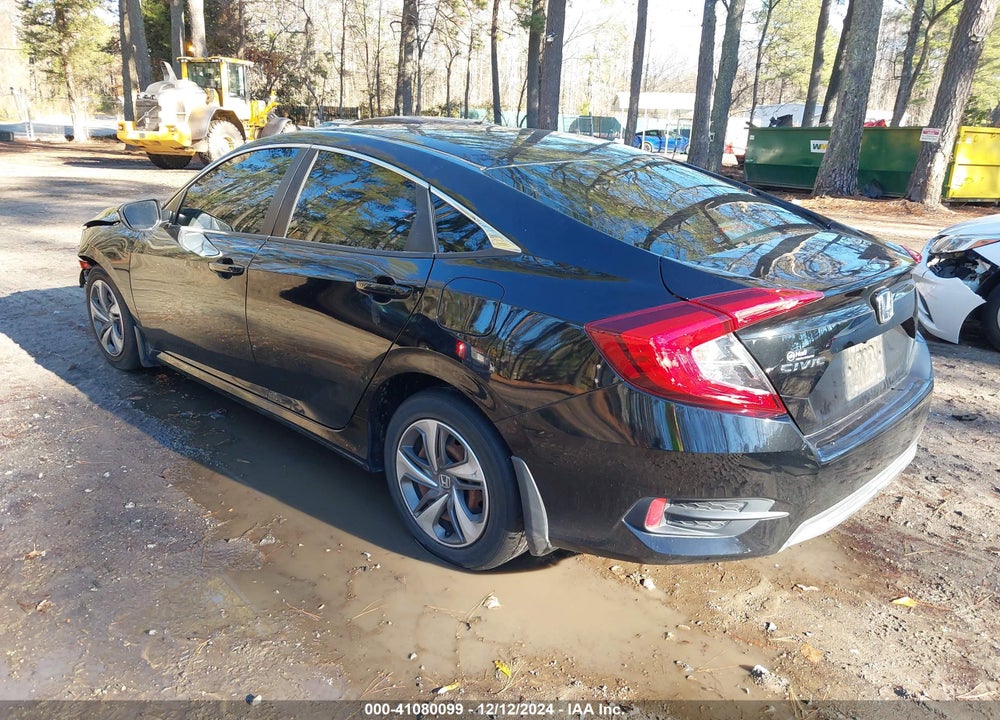 2019 HONDA CIVIC LX VIN: 2HGFC2F65KH582900