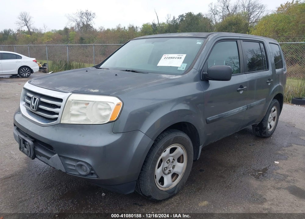2013 HONDA PILOT LX VIN: 5FNYF3H24DB031087