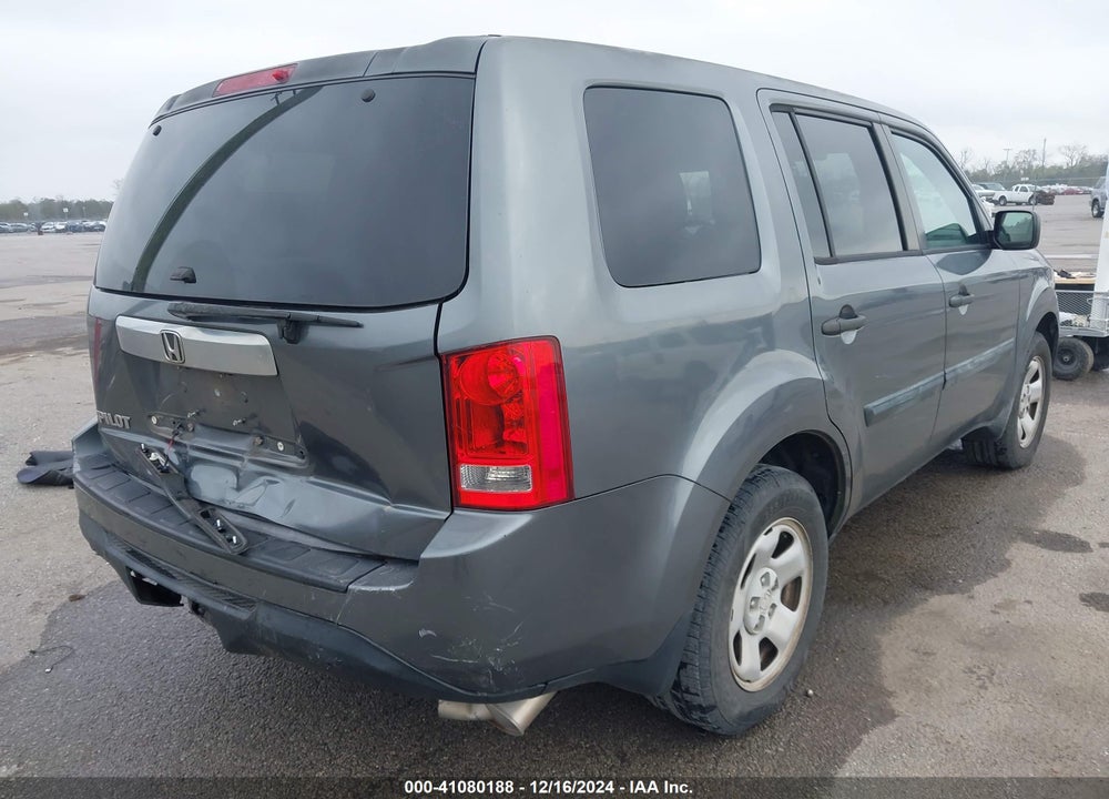2013 HONDA PILOT LX VIN: 5FNYF3H24DB031087