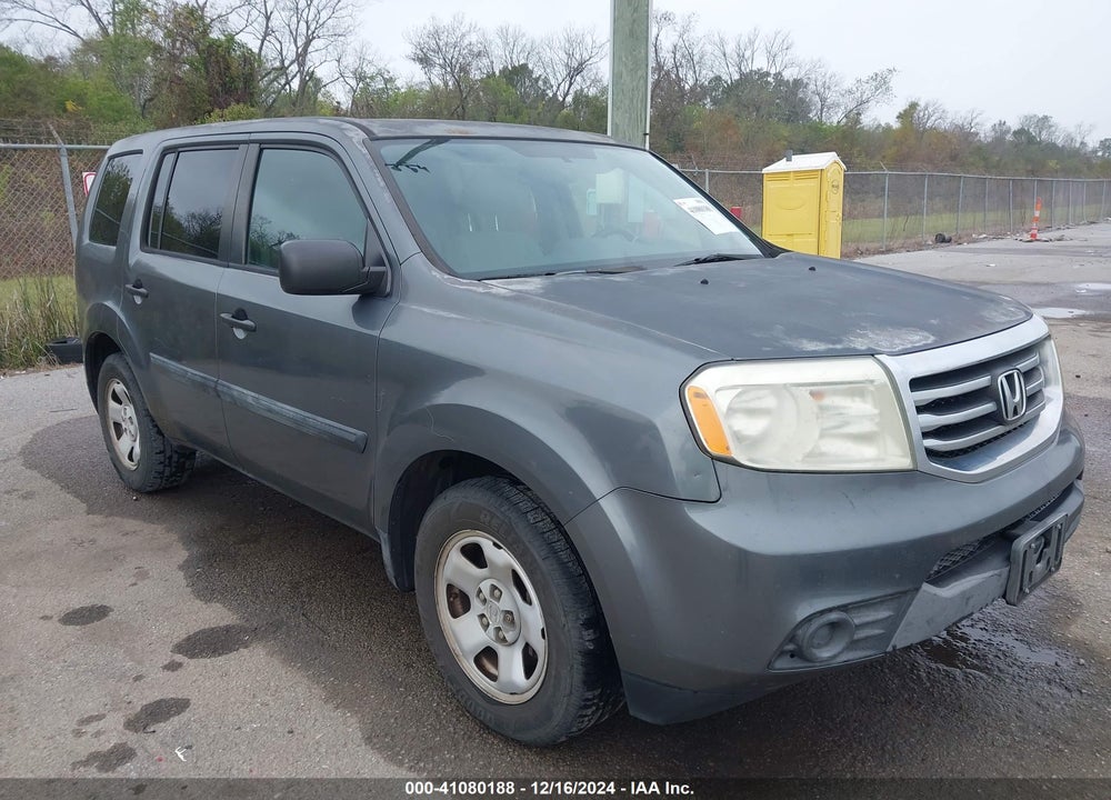 2013 HONDA PILOT LX VIN: 5FNYF3H24DB031087