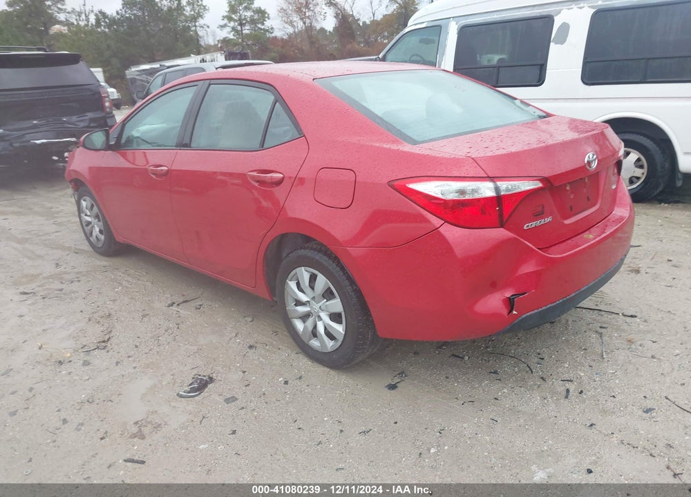 2014 TOYOTA COROLLA LE VIN: 2T1BURHE9EC205881