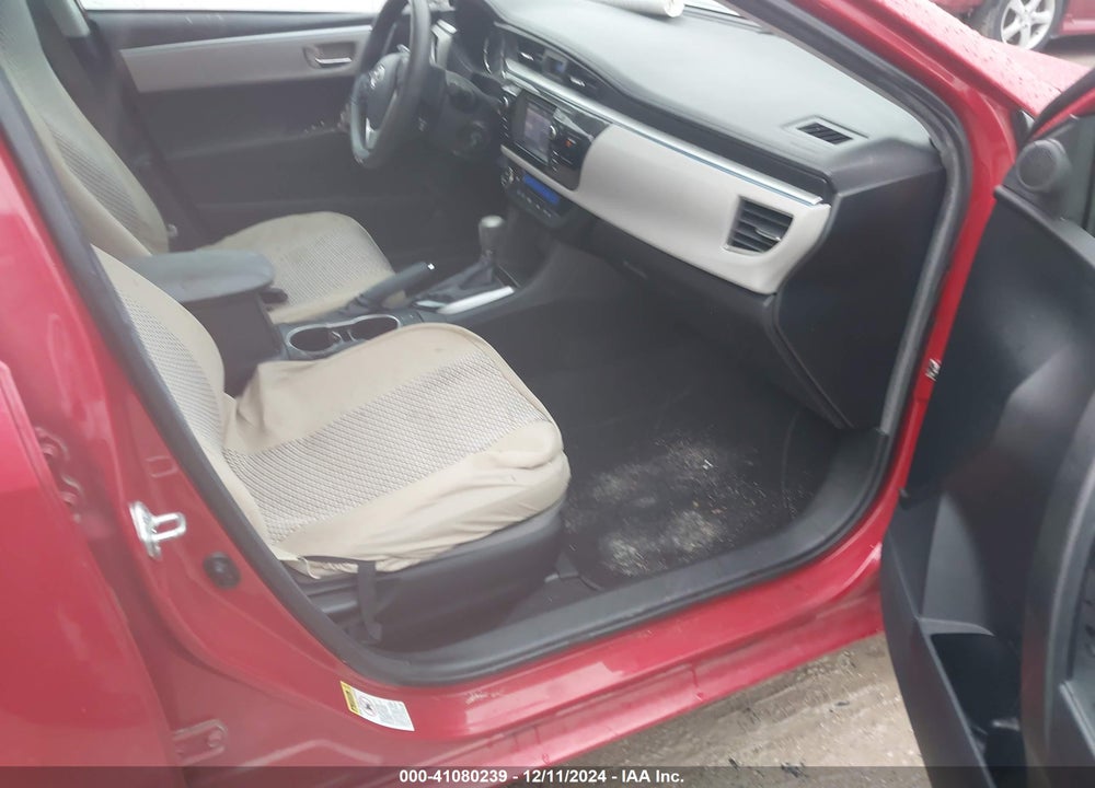 2014 TOYOTA COROLLA LE VIN: 2T1BURHE9EC205881