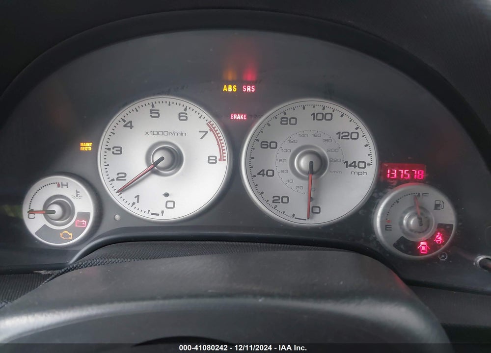 2002 ACURA RSX VIN: JH4DC53872C003033