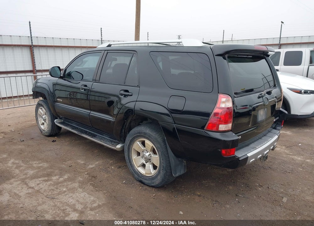 2003 TOYOTA 4RUNNER LIMITED V8 VIN: JTEZT17R238001953