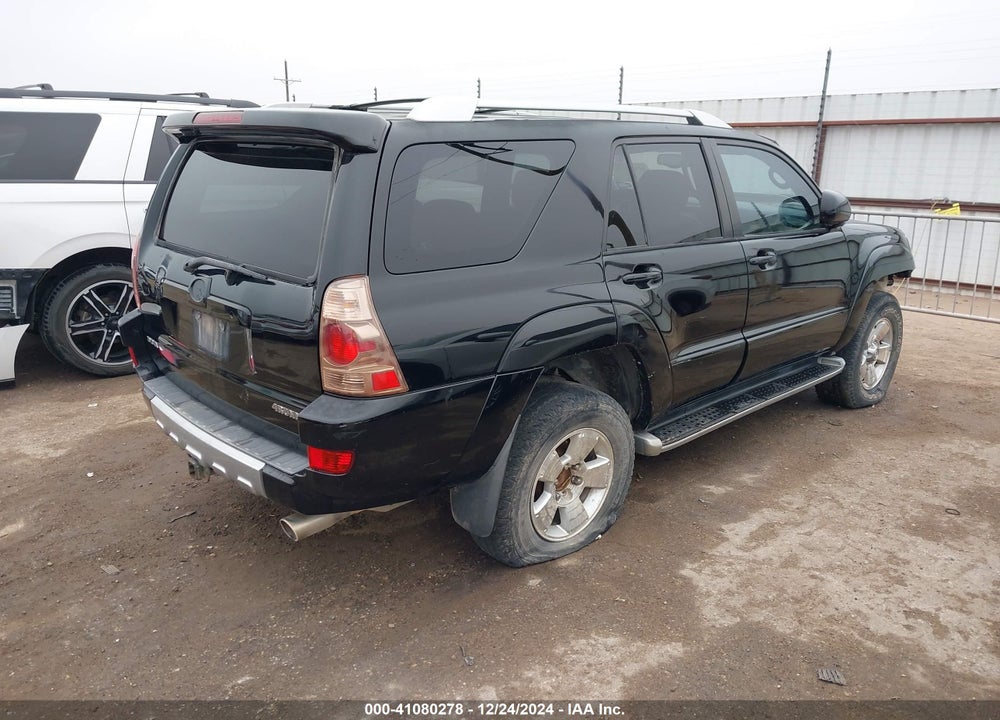 2003 TOYOTA 4RUNNER LIMITED V8 VIN: JTEZT17R238001953