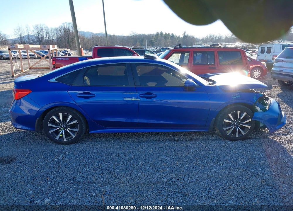 2022 HONDA CIVIC EX VIN: 2HGFE1F79NH308276