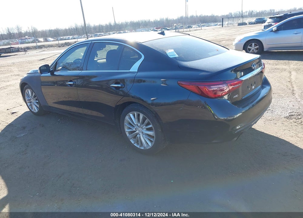 2018 INFINITI Q50 3.0T LUXE VIN: JN1EV7AR1JM430503