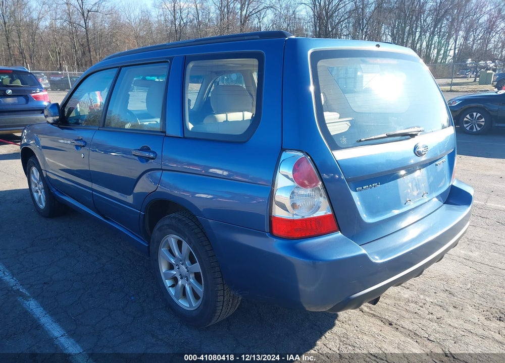 2007 SUBARU FORESTER 2.5X VIN: JF1SG65687H709331