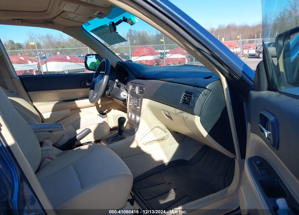 2007 SUBARU FORESTER 2.5X VIN: JF1SG65687H709331
