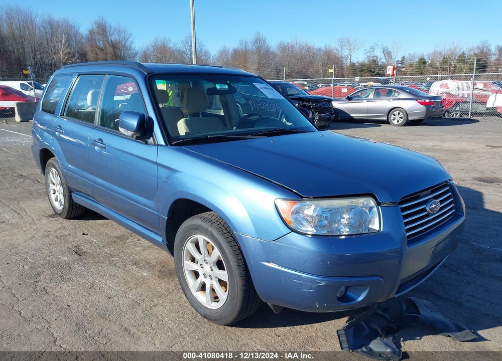 2007 SUBARU FORESTER 2.5X VIN: JF1SG65687H709331