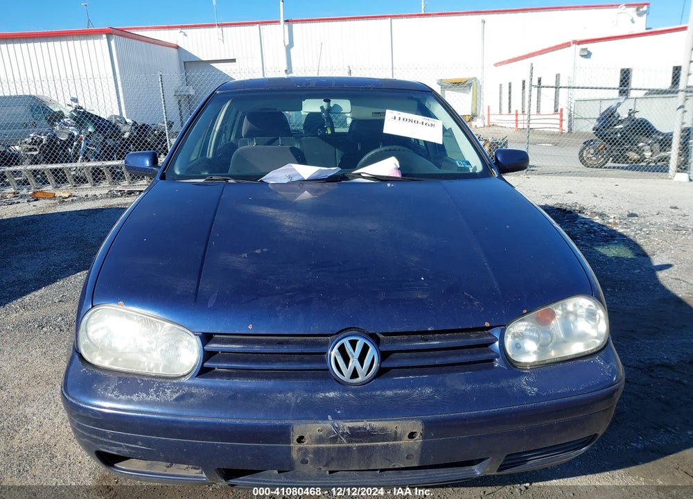 2002 VOLKSWAGEN GOLF GLS 2.0L VIN: 9BWGK61JX24036928