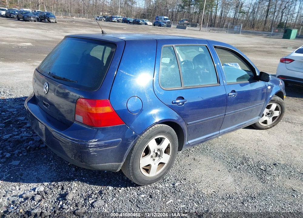 2002 VOLKSWAGEN GOLF GLS 2.0L VIN: 9BWGK61JX24036928