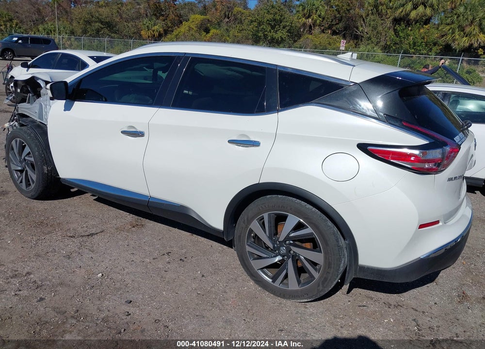 2016 NISSAN MURANO PLATINUM VIN: 5N1AZ2MH5GN112470