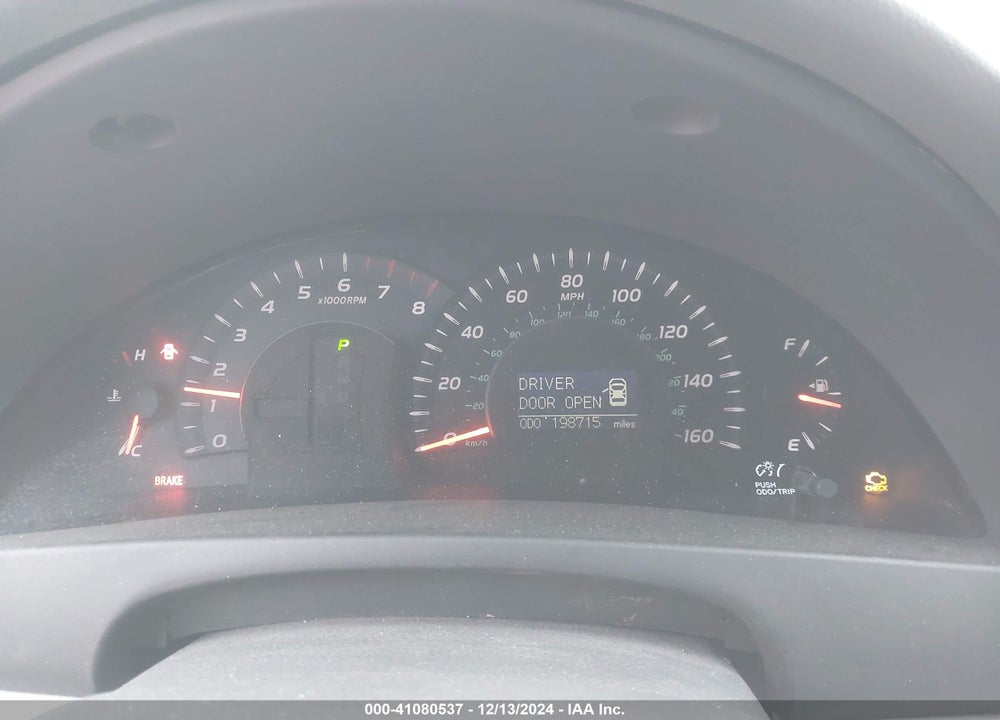 2008 TOYOTA CAMRY XLE V6 VIN: 4T1BK46K88U059848
