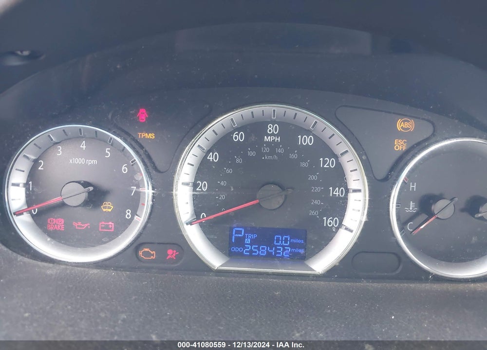 2009 HYUNDAI SONATA GLS VIN: 5NPET46C39H533921