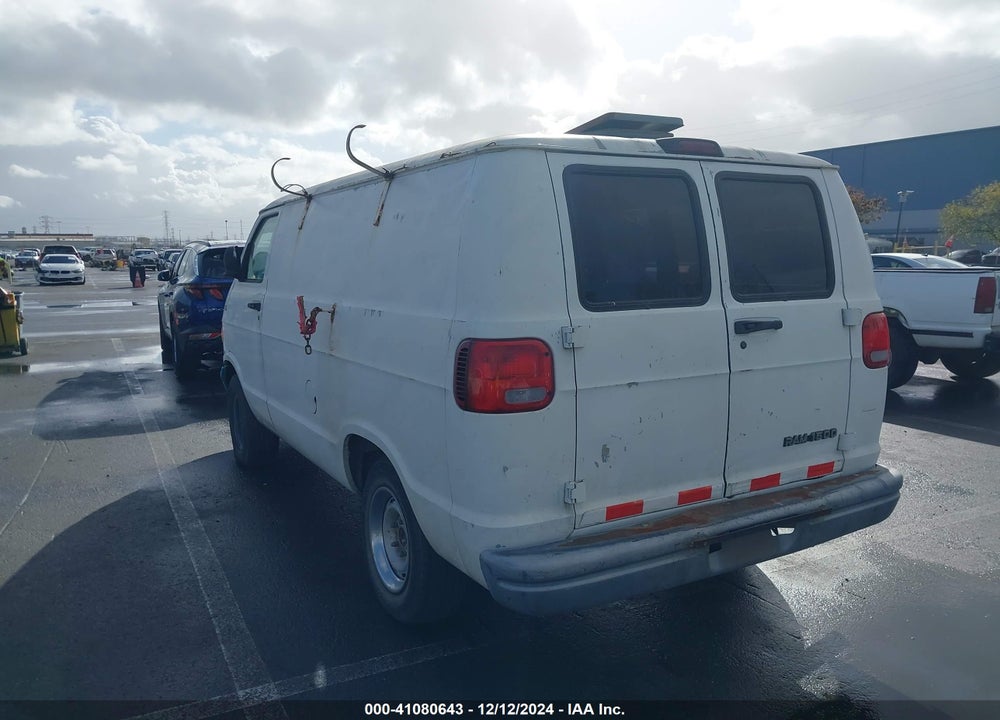 1998 DODGE RAM VAN 1500 COMMERCIAL/CONVERSION VIN: 2B7HB11X0WK113632