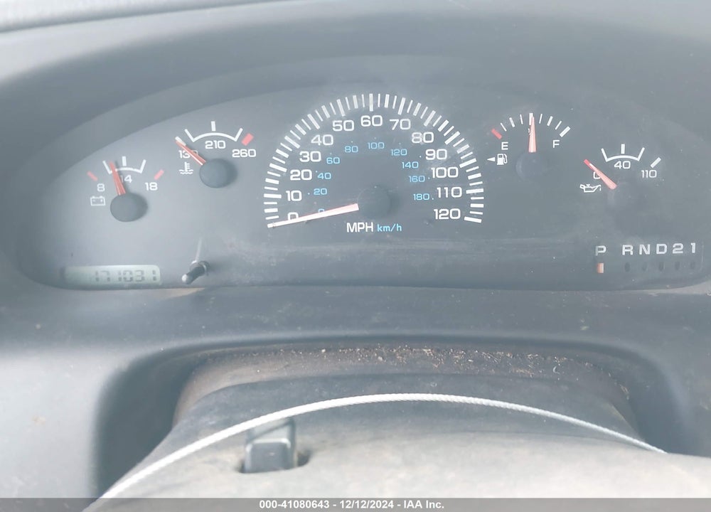 1998 DODGE RAM VAN 1500 COMMERCIAL/CONVERSION VIN: 2B7HB11X0WK113632