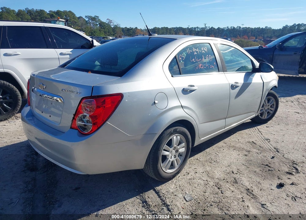 2013 CHEVROLET SONIC LT AUTO VIN: 1G1JC5SH4D4104994