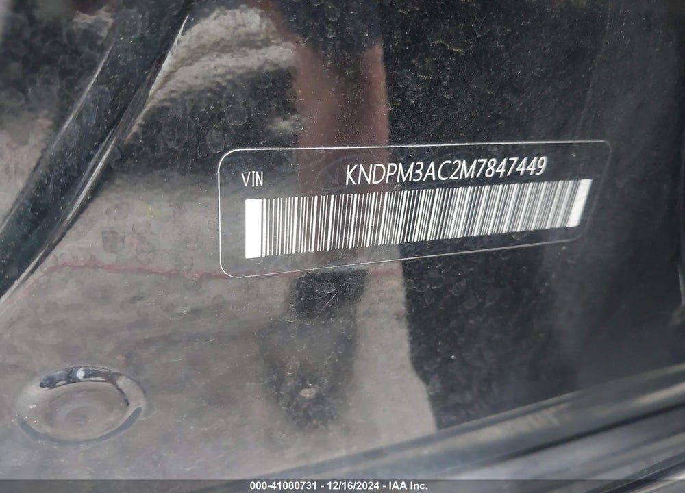 2021 KIA SPORTAGE LX VIN: KNDPM3AC2M7847449