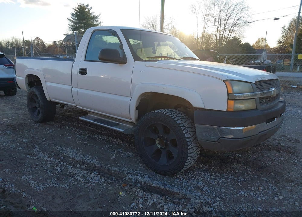 2004 CHEVROLET SILVERADO 2500HD WORK TRUCK VIN: 1GCHC24U74E247494
