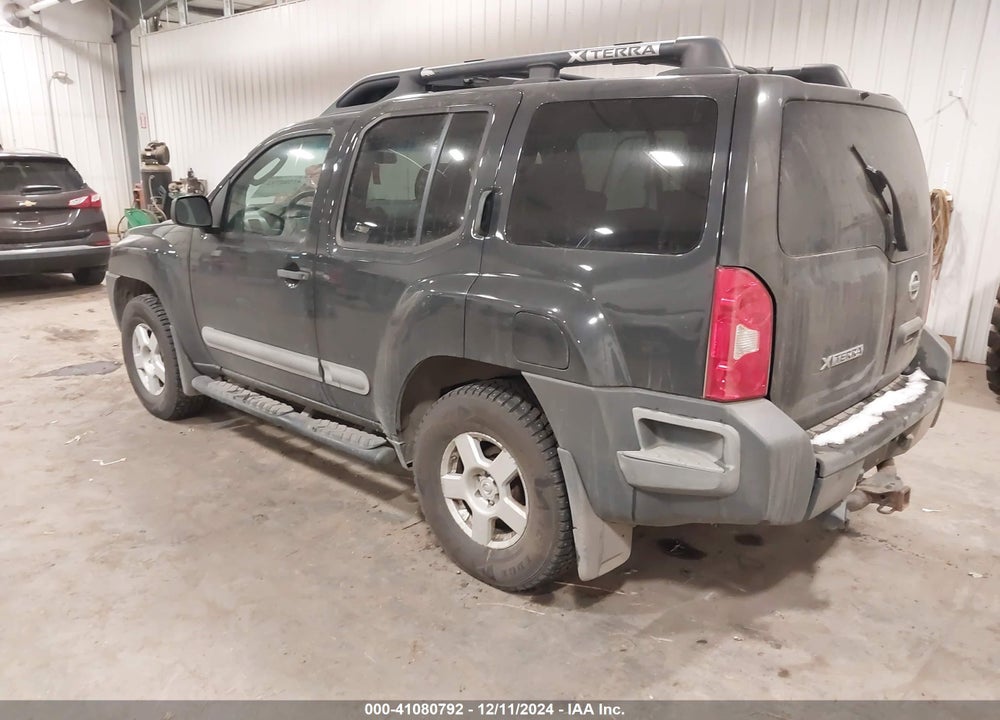 2005 NISSAN XTERRA S VIN: 5N1AN08W65C641153